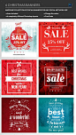 Christmas Web Banners Template PSD #design #ads #promote Download: http://graphicriver.net/item/christmas-banners/13856452?ref=ksioks: 