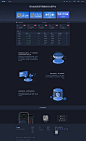 区块链行业漏洞交易所炫酷科技感网页