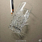 玻璃材质的画法#工业设计##工业设计手绘#