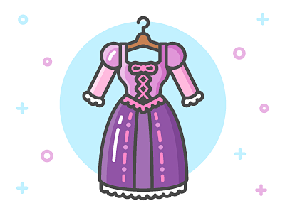 Princess Dress Icon ...