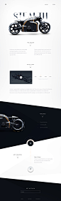 Lotus Superbike Landing Page on Behance