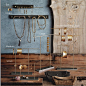 Brass Rod Jewelry Stands and Wall Mount Jewelry Displays – Forma Living: