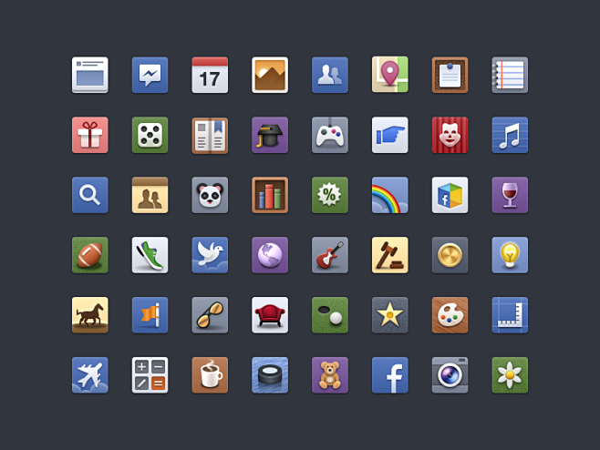 Facebook - Icon Set