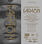 FARAON : An event poster celebrating the launch of a remastered version of Polish all time movie classic titled "Faraon" ( Pharoah ) directed by Jerzy Kawalerowicz based on the novel by Boleslaw Prus, produced by Studio Filmowe Kadr.