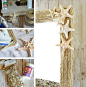 地中海风格的海星贝壳镜子手工DIY制作图片欣赏