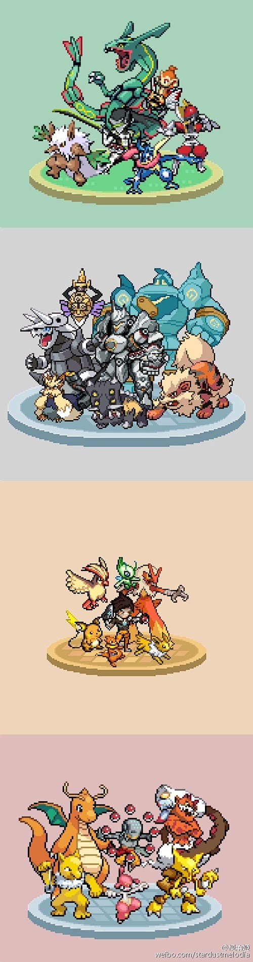 【守望先锋 X Pokémon】像素风，...