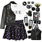 #personalstyle #beoriginal #rock #edgy #leatherjacket #floralprint #converse #BackToSchool #coolforschool #graphictee #Dark 

Have a nice weekend! ♥

@polyvore @polyvore-editorial