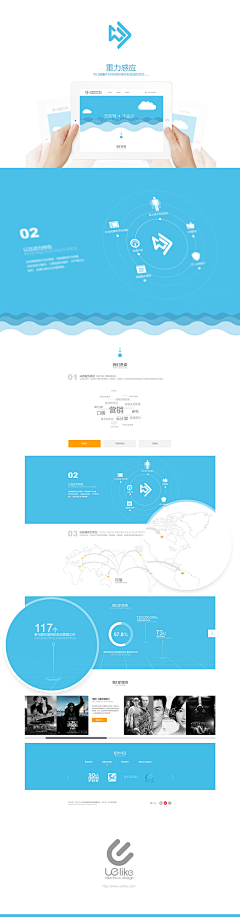 Jessica贝小贱采集到WUI·网站类