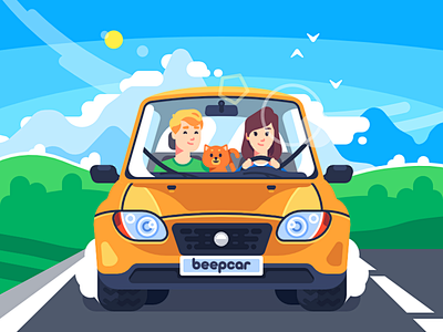 Beepcar Promo Illust...