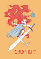 Child of Light : My own design for Aurora from Child of Light