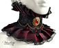 red_vampire_choker_with_red_glass_crystals_by_vilindery-d8ixp00