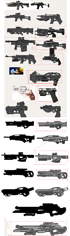 阿桃桃子采集到武器 枪械