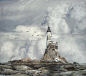 15.Aniva lighthouse, southern coast of Sakhalin（库页岛）, 俄罗斯。这座曾经在俄日边境有着重要军事地位的灯塔，如今被看成世界上最神秘的被遗弃的灯塔之一