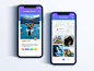 Travel App UI Design Idea Exploration