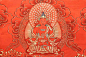 西藏唐卡 大幅高品质 珍珠唐卡 红金 四臂观音像 佛像-淘宝网
