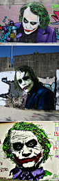 街头涂鸦，永恒的小丑，希斯·莱杰。