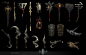 Various weapons and items for Diablo 3