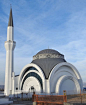 Eskisehir Kobi OSB Mosque in Eskisehr (Turkey) by by Horasan Insaat, Contractor : Kayalar Kenet, #Zinc #QuartzZinc #VMZINC #Dome #Turkey #Architecture #Mosque