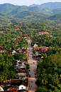 Bird’s eye view of Luang Prabang – Laos