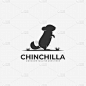 logo chinchilla stands silhouette