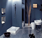 蓝色装饰设计小卫生间装修效果图欣赏