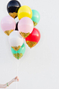 Confetti | Glitter Dipped Balloons #glitter #sparkle #shine