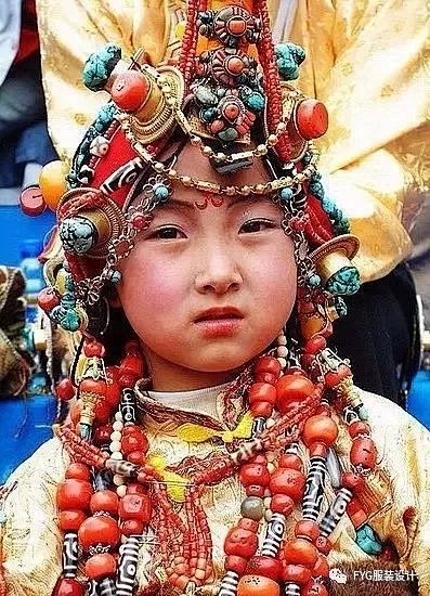 藏族服饰之女生盛装篇-服装设计 - 穿针...