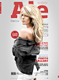 Alessia Marcuzzi影视演员官方网站-类似时装杂志封面排版设计的界面
