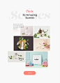 Beauty: Stationery, Cosmetics, Wedding, mockups : Awesome Mockup Scene Generator