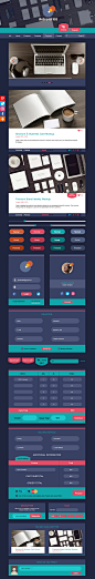 Retro eCommerce PSD UI Kit : Free PSD file of Retro eCommerce UI Kit. It includes cart box, navigation bars, sliders, product boxes, newsletter signups and many more.