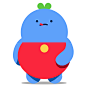 Google Gogi : We were asked to Illustrate and animate a pack of 20 stickers for use on Google Android Messages and Allo app, to represent common emotions. We created the character (named Gogi) from scratch, starting with character exploration refining and
