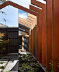 Cross House by FND Architects : Artistic, sunny and welcoming this extension of a narrow Melbourne house is a quite impressive creation of FND Architects. The project’s innovative architectural construct creates a visual play of voids and fragile beams an