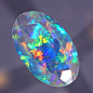 Amazing Faceted Crystal Opal #Gemstones #Jewelry #Opal #CrystalOpal