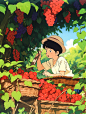 又是一个丰收的季节，满屏的瓜果香，仿佛来到了宫崎骏的田园..._微头条-今日头条