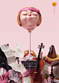 珍宝珠《甜蜜逃脱》系列海报：这糖甜到头都掉了！