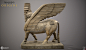 Persian Winged Sphinx, Valentin Oana : Big statue used in the Hippodrome encounters for Assassin's Creed Origins