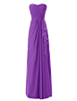 Dressystar Chiffon Sweetheart Bridesmaid Dress Column Formal Prom Gown Pleated Skirt at Amazon Women’s Clothing store: