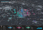 Conceptual Map Art v4 : More 3D Mapping examples, turning raw data into exciting and vibrant visualisations.