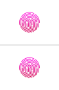iphone5s的指纹icon是怎样画的出来的-步骤gif图