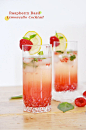 This Raspberry Basil Limoncello Cocktail reminds ... | Sweet Summer...