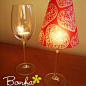 How to Make Wine Glass Candle Lamps. So cool!