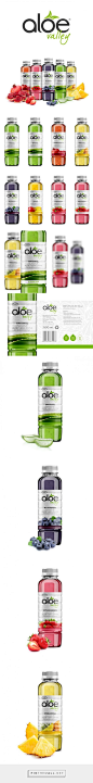 Aloe Valley Drinks Packaging of the World - Creative Package Design Gallery - http://www.packagingoftheworld.com/2015/10/aloe-valley-drinks.html: 