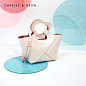 CHARLES＆KEITH 单肩包 CK2-30270319不规则手柄饰女士单肩手提包-tmall.com天猫