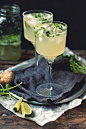 Ginger - cilantro margarita