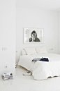 All-white bedroom