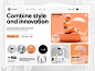Home Decor Products Website by Levi Wilson for QClay on Dribbble