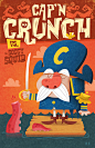 Cap'n Crunch vs Soggy Squid by MattKaufenberg on deviantART