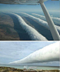 【管状云】澳大利亚昆士兰州伯克顿镇上空每年秋天都会出现这些长长的管状云，可以延伸到600英里长，移动时速最快可达35英里,即使在无风的天气时也可能给飞机制造麻烦每年都有一些飞行员和游客来到这里,希望亲眼看到这一神秘现象。但至今无人知道这种云是如何形成的.。
