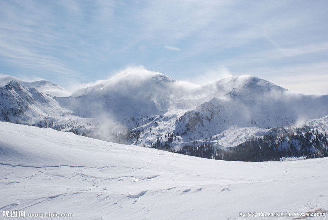 雪山风光美景