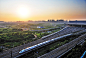 Highspeed trains in sunset by Zong Qin on 500px